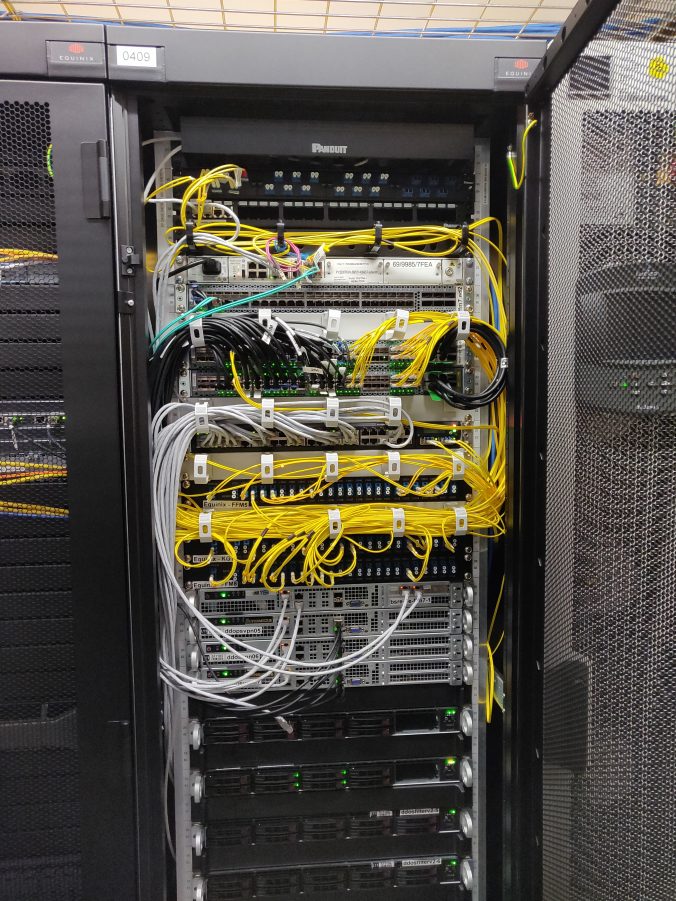 Serverrack in a Equinix Datacenter